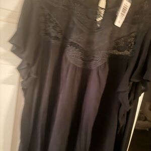 Elegant Black Lace Top